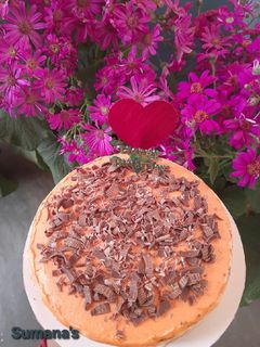 এগলেস ম্যাঙ্গো ফ্লেভার্ড কেক (Eggless mango flavoured cake recipe in Bengali) রেসিপির প্রধান ছবি