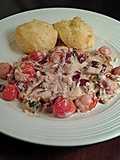 Pan Seared Chicken with Lemon and Tomatos