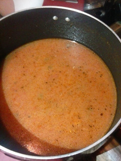 A picture of Yummy veggie and Turkey soup from leftovers.