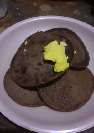Foto resep Choco Pancake (Tanpa mikser, takaran sendok)