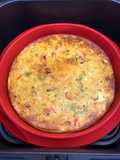 Tortilla campera con chorizo en Airfryer Cosori