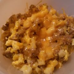 A picture of Breakfast Mash.