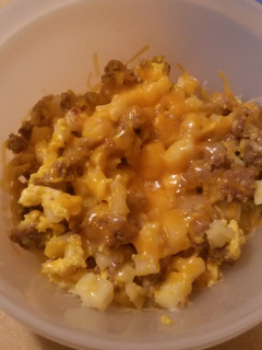 A picture of Breakfast Mash.