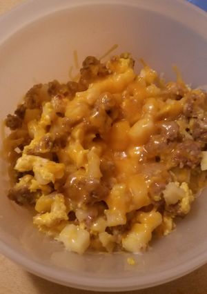 A picture of Breakfast Mash.