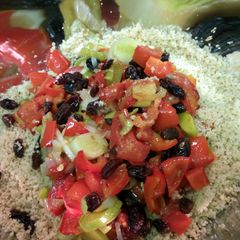 A picture of Couscous with Roasted Vegetables.