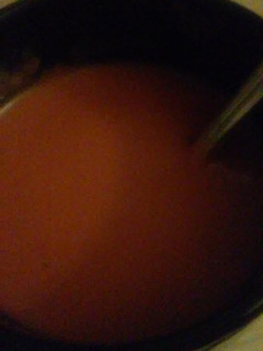 A picture of Tomato soup.