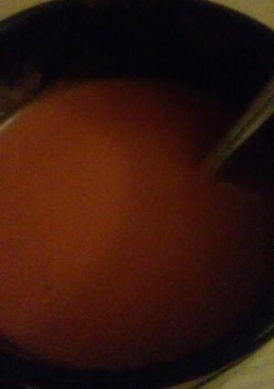 A picture of Tomato soup.