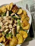 🥔🍟Patate Speziate, Tofu ed insalata 🥗🧂🌶️