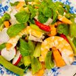Gỏi rau tiến vua tôm thịt