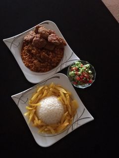 عکسی از دستور قیمه بادمجون