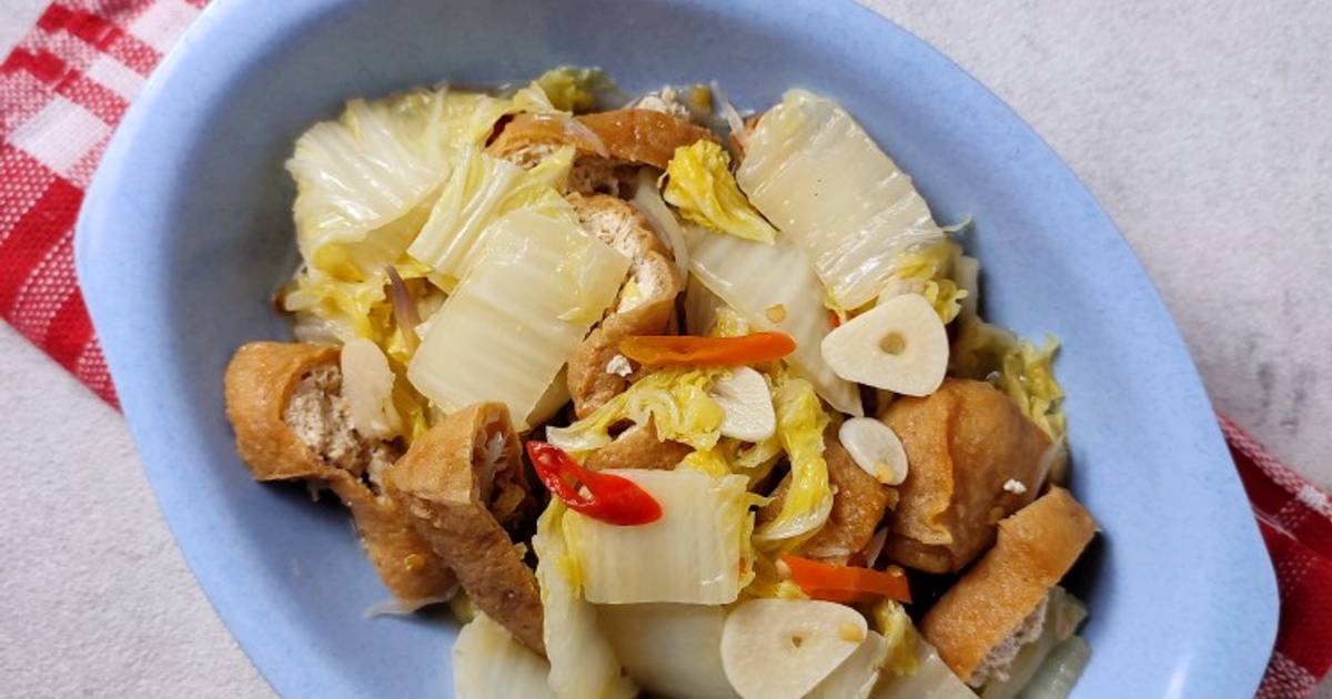 Resep Oseng Sawi Putih Tahu Oleh Asriwida Cookpad