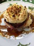 Tournedos parmentier a la naranja