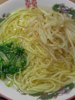 A picture of Easy Salt Ramen with Homemade Soup.