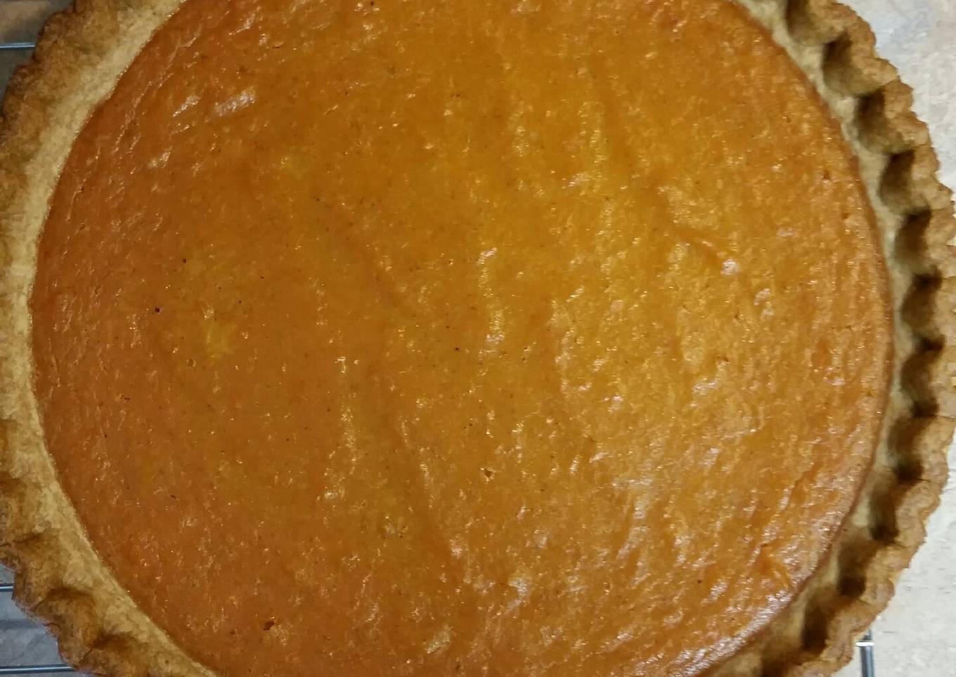 Homemade sweet potato pie