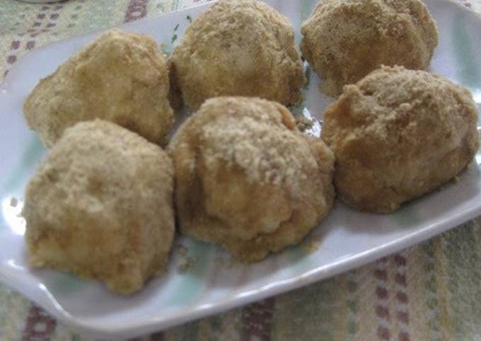 Easiest Way to Prepare Homemade Tofu Mochi with Rice Bran