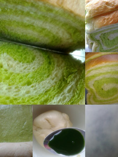 Foto resep Pandan Swirl Loaf Bread