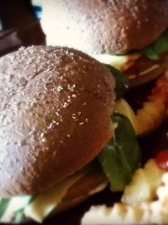 A picture of Chris's Crispy Chicken Fillet Sandwich.