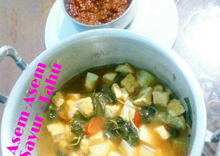 Asem-Asem Sayur + Tahu