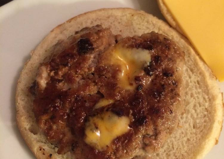 Recipe of Any-night-of-the-week Melty Lemon Pepper Turkey Burgers