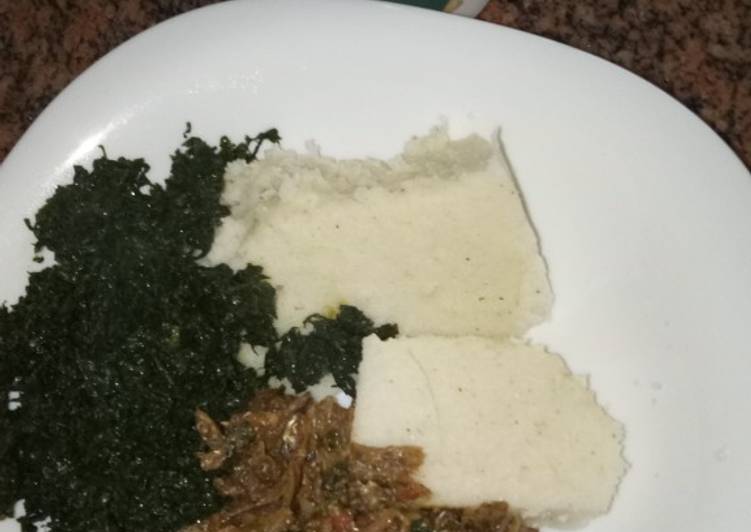 Steps to Make Perfect Breakfast,ugali,omena,kundeandwhitetea #4weekchallinge