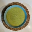 Crema de calabacín con quesitos
