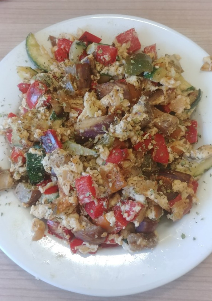 Una foto de Revuelto de verduras