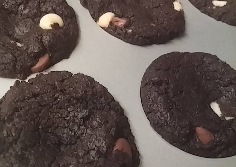 Recipe of Favorite Triple Chocolate Peanut Butter Fudge Cookies