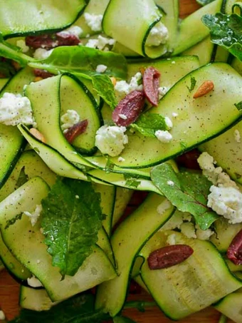 Easy Steps to Prepare Recipes Minty Zucchini Salad the Can Spoil the Tongue Really Delicious.