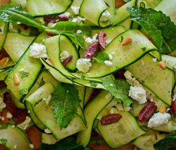 Update, Serving Recipe Minty Zucchini Salad Delicious and Healthy