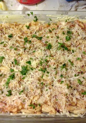 A picture of Mozzarella Marinara Macaroni.