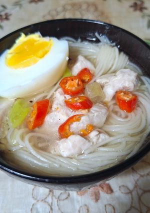 Foto resep Misoa Ayam Rebus