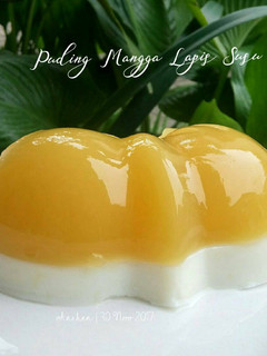 Foto resep Puding Mangga Lapis Susu