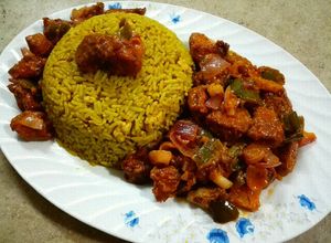 صورة لوصفة دجاج صيني بالصوص الحلو الحار