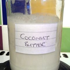 A picture of Vickys Homemade Coconut Butter / Creamed Coconut, GF DF EF SF NF.