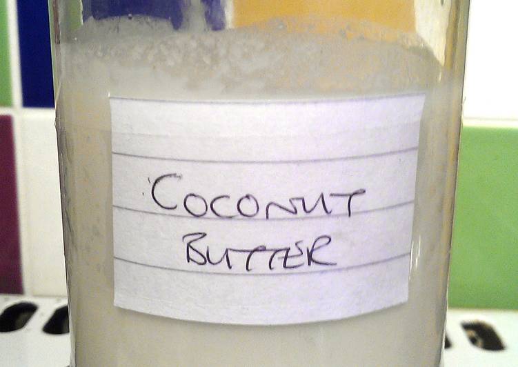 Recipe of Speedy Vickys Homemade Coconut Butter / Creamed Coconut, GF DF EF SF NF