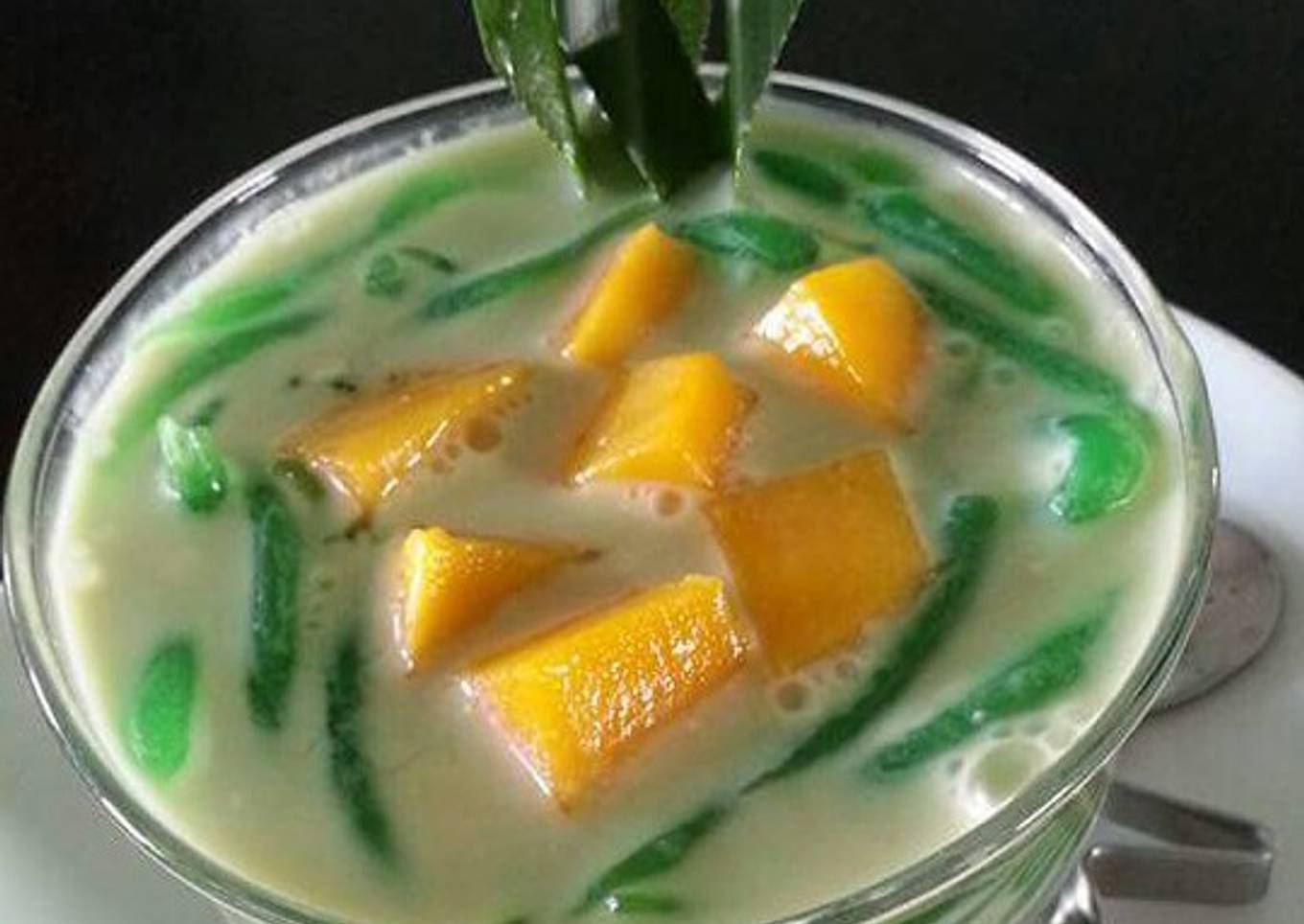 Cendol topping mangga