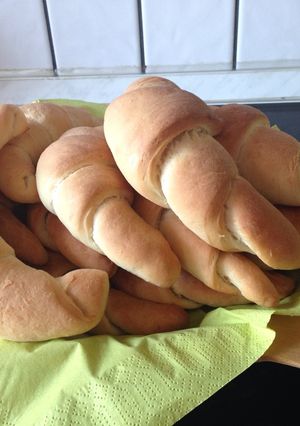 Vajas kifli recept fotója