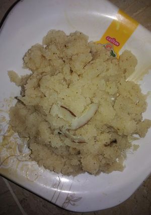 A picture of Soojii ke halwa.