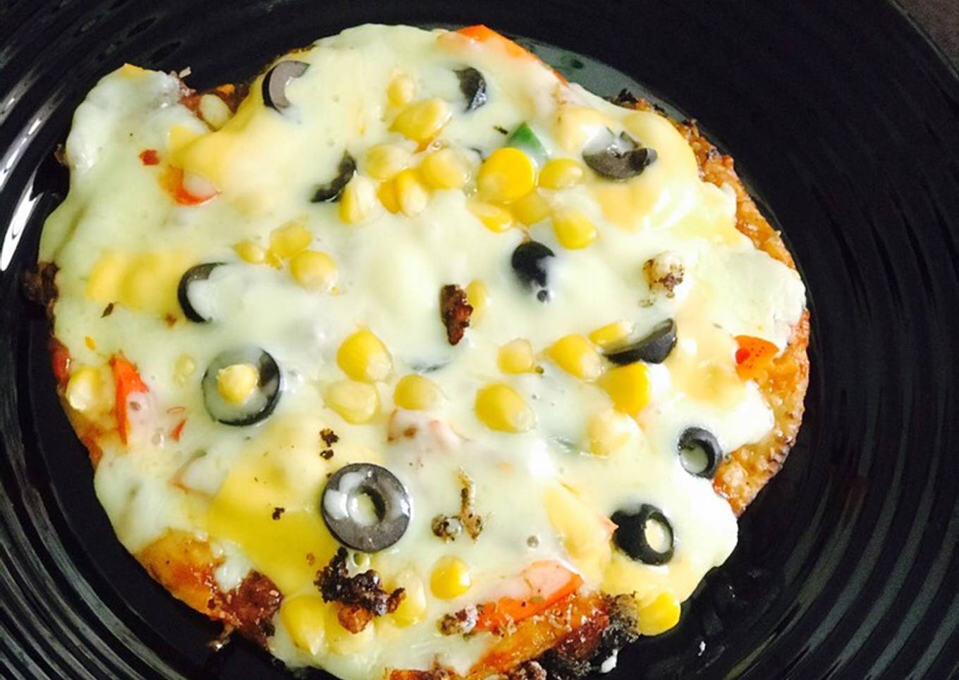 Leftover Roti Tawa Pizza