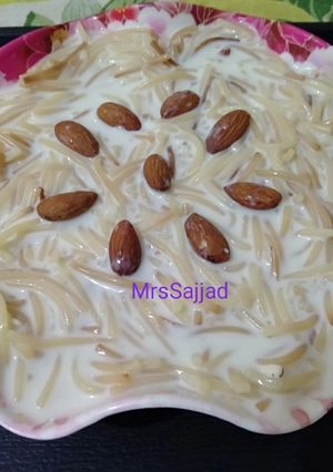 A picture of Pasta Payasam.