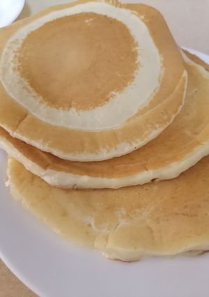 صورة لوصفة بان كيك سريع لذيذ سهل