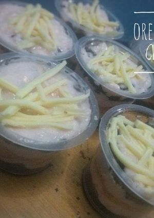Foto resep Oreo Stroberi & Biscuit Cheesecake