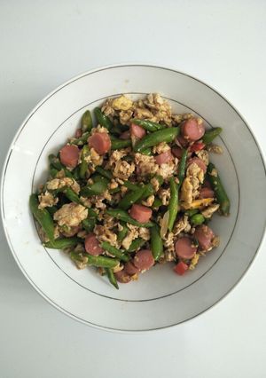 Foto resep Tumis Buncis Telur Sosis