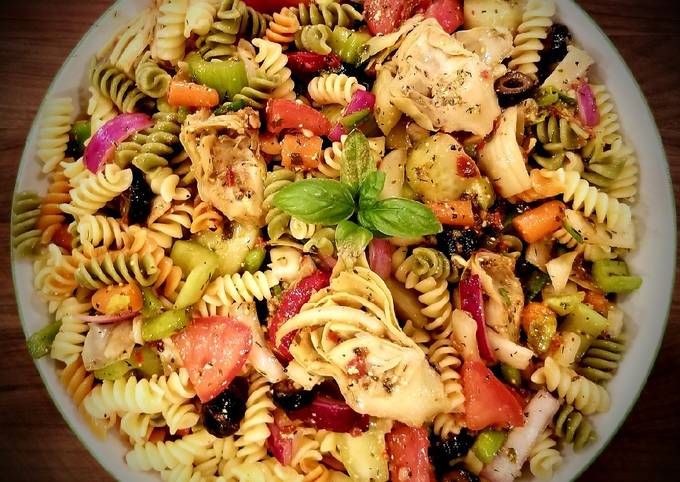 Simple Way to Prepare Traditional Mike&amp;#39;s Chilled Artichoke Pasta Salad for Healthy Recipe