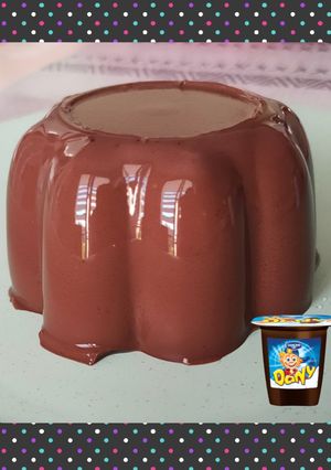 Une photo de Flan chocolat façon Dany