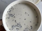 A picture of black sesame pudding