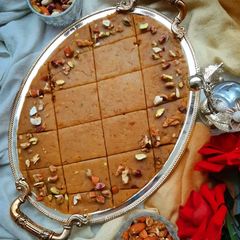 A picture of Chanay ki daal ka halwa.