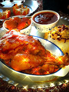 عکسی از دستور زرشک پلو با مرغ