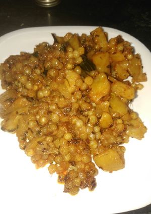 A picture of Sabudana khichdi.
