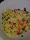 Chilli peppered cabbage